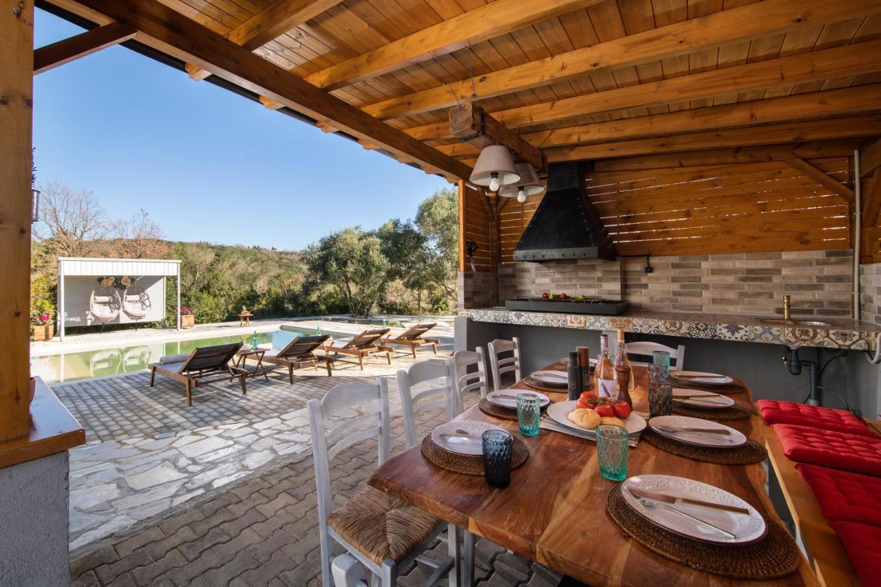 Villa Serenity - Off Grid Villa Poulades Экстерьер фото