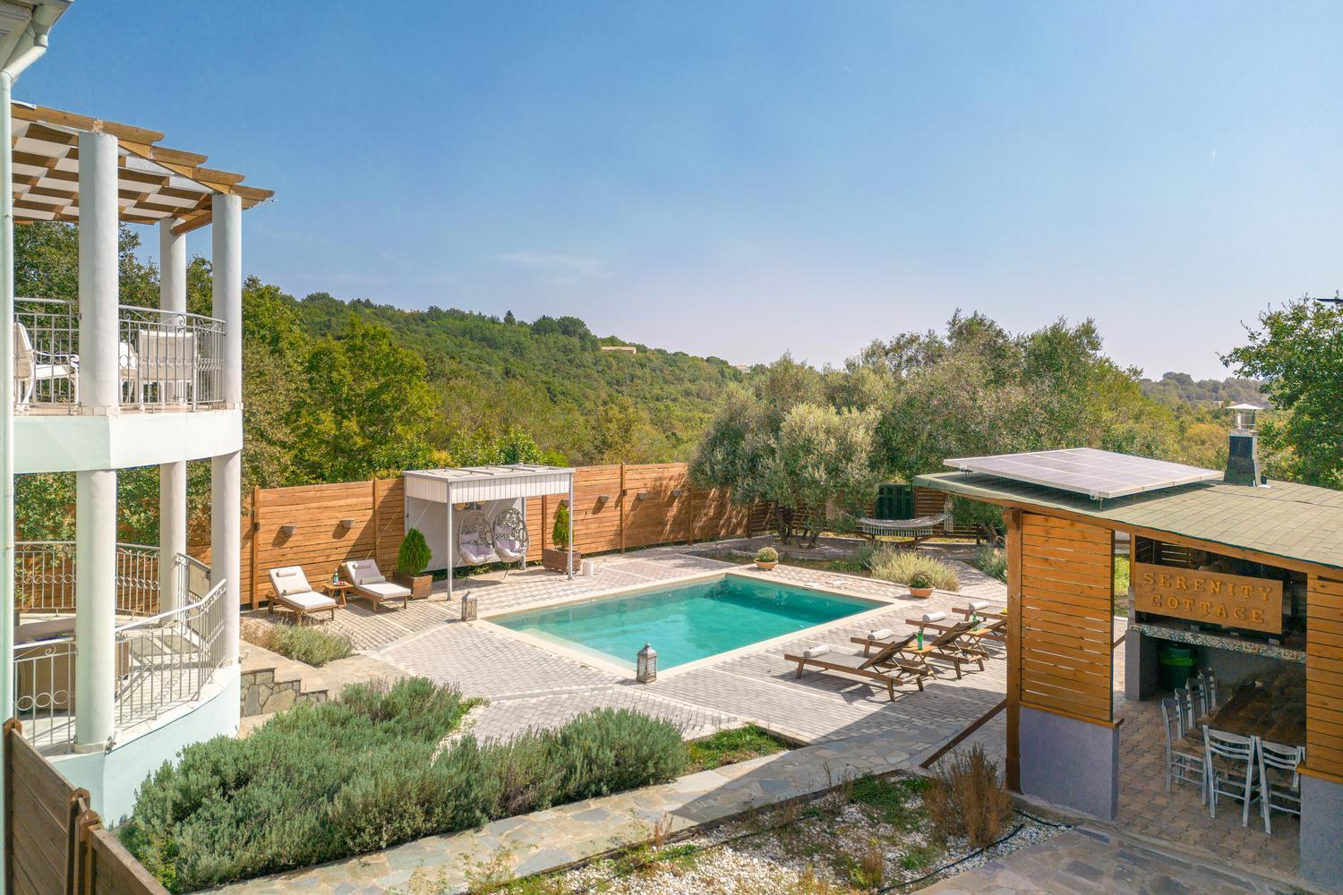Villa Serenity - Off Grid Villa Poulades Экстерьер фото