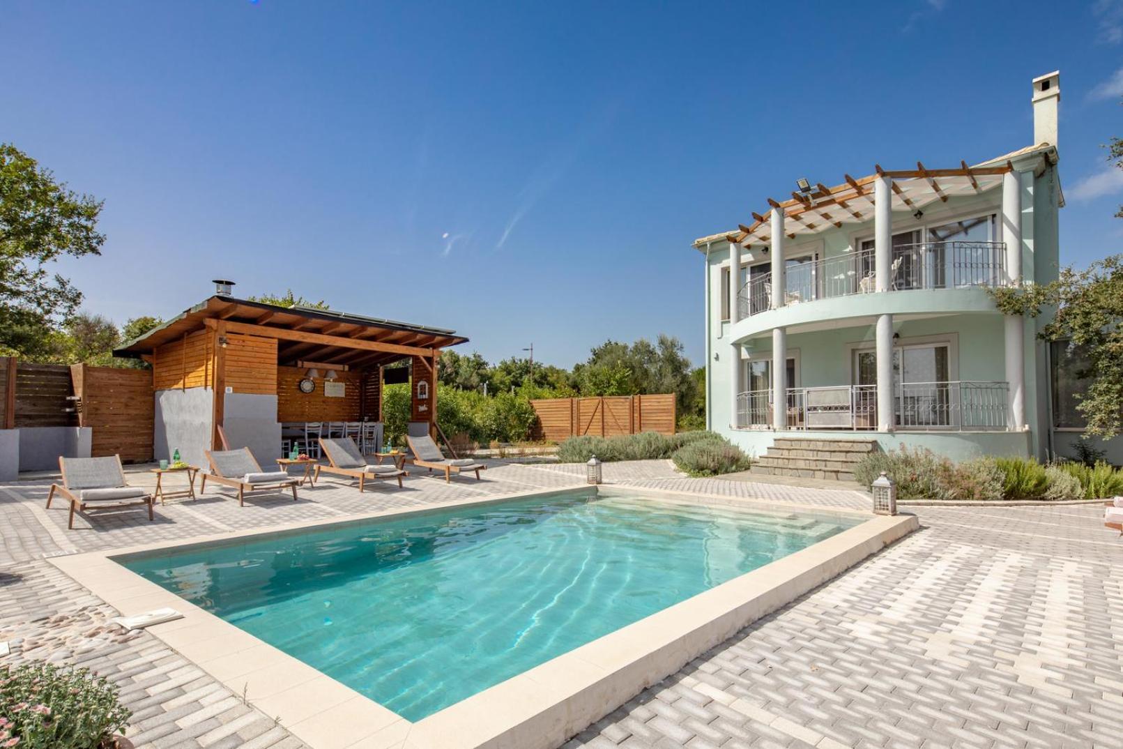 Villa Serenity - Off Grid Villa Poulades Экстерьер фото