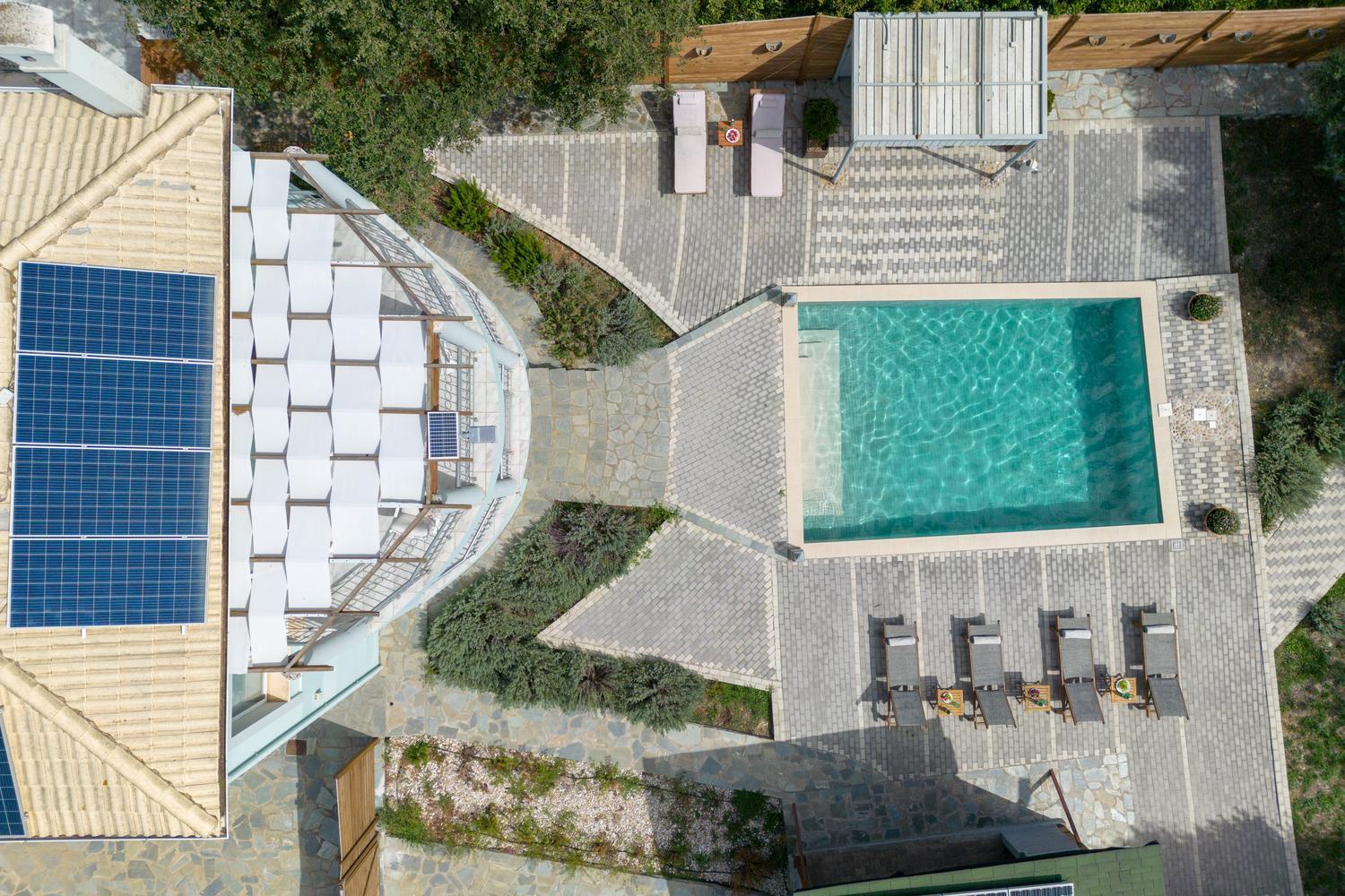 Villa Serenity - Off Grid Villa Poulades Экстерьер фото