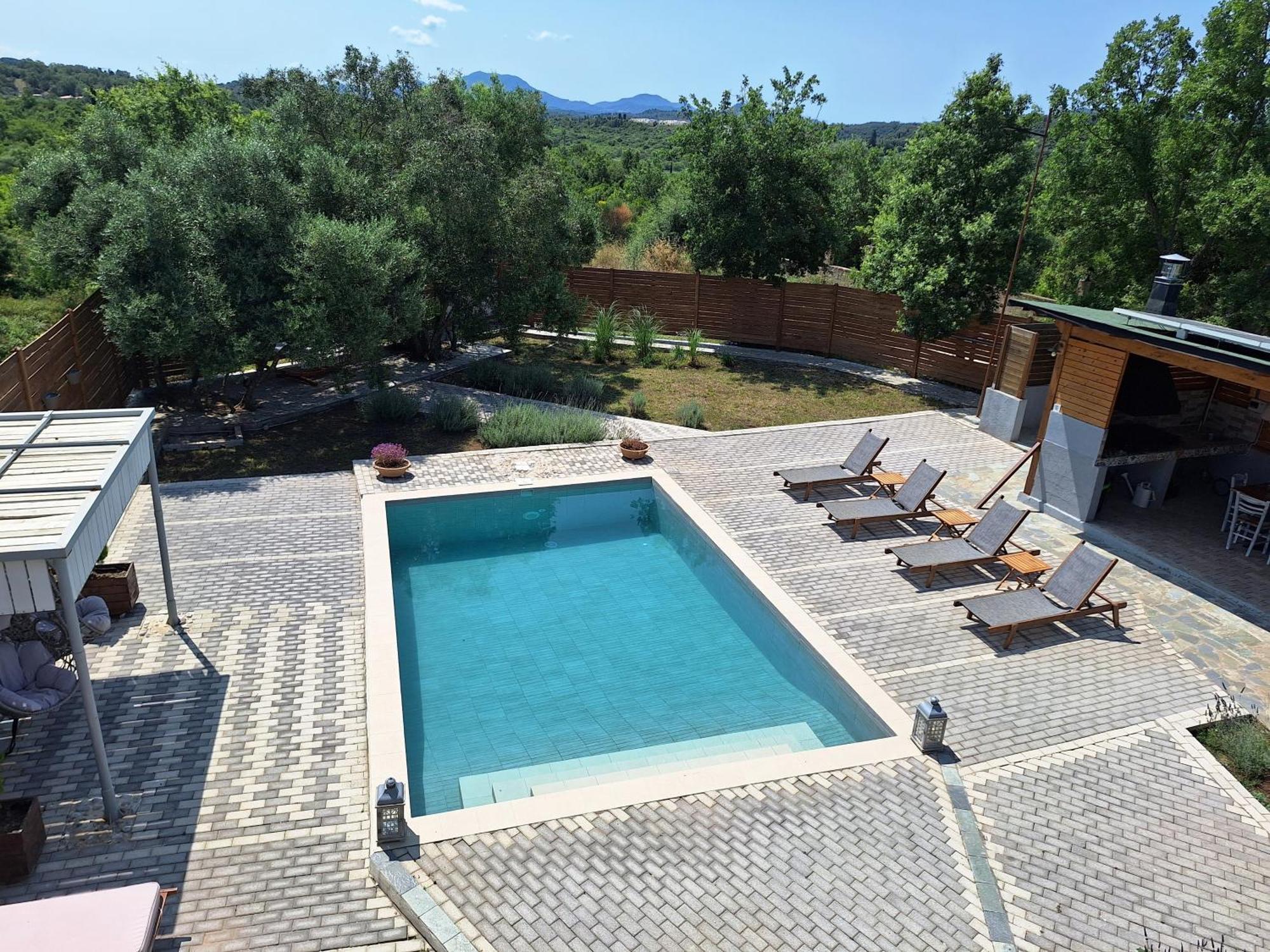 Villa Serenity - Off Grid Villa Poulades Экстерьер фото
